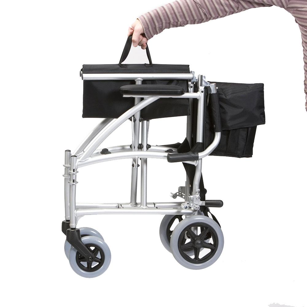 Drive Spirit Travel Wheelchair with Bag Livewell Today