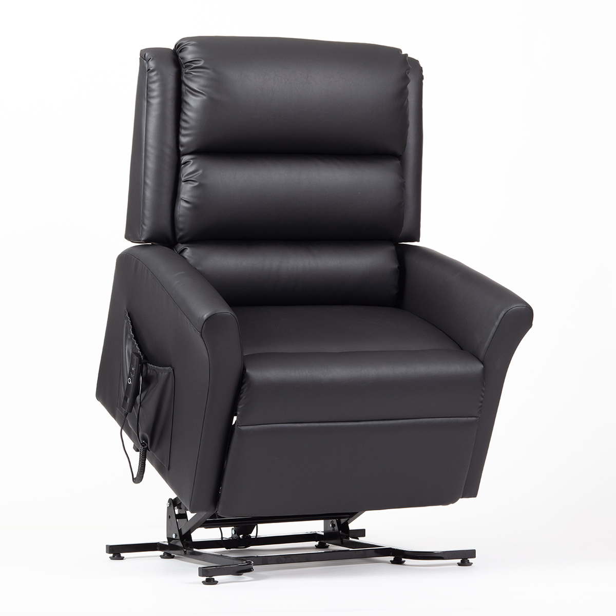 Extra wide leather online recliner